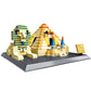 Riproduzione della Piramide e della Sfinge di Giza compatibile LEGO