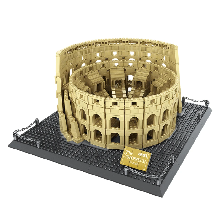 Riproduzione del Colosseo compatibile LEGO