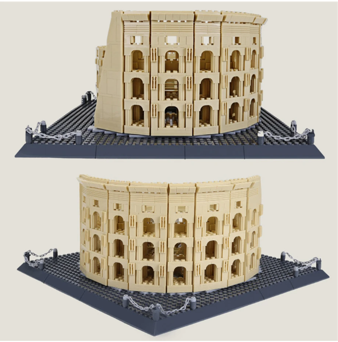 Riproduzione del Colosseo compatibile LEGO