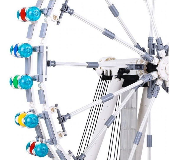 Riproduzione della London Eye compatibile LEGO