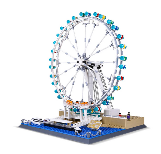 Riproduzione della London Eye compatibile LEGO