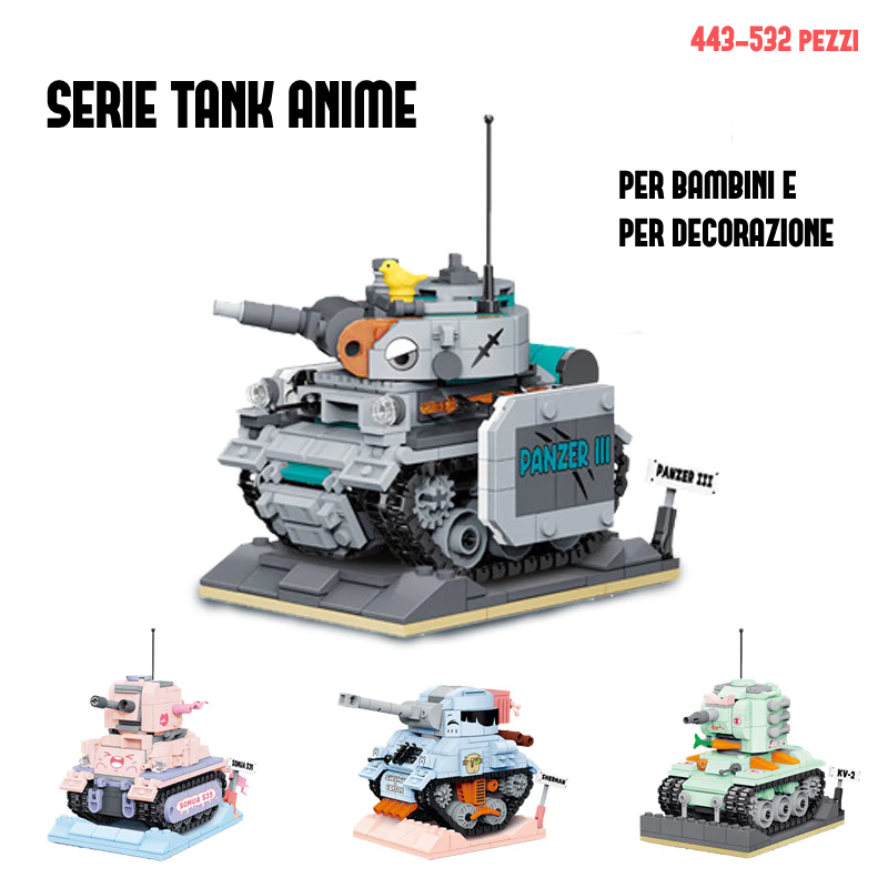 Serie Tank anime - 443/532 pezzi