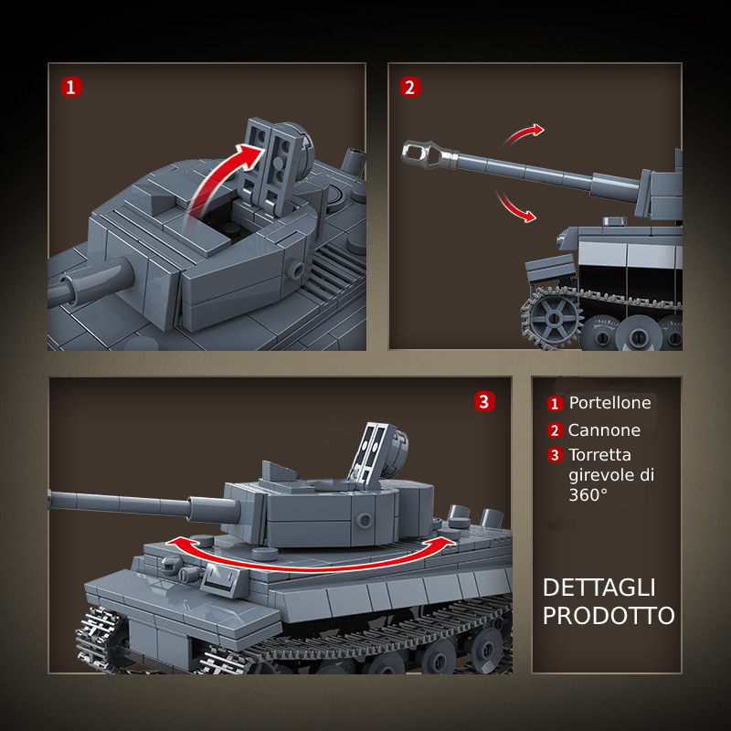 Carro armato TIGER1 - 503 pezzi